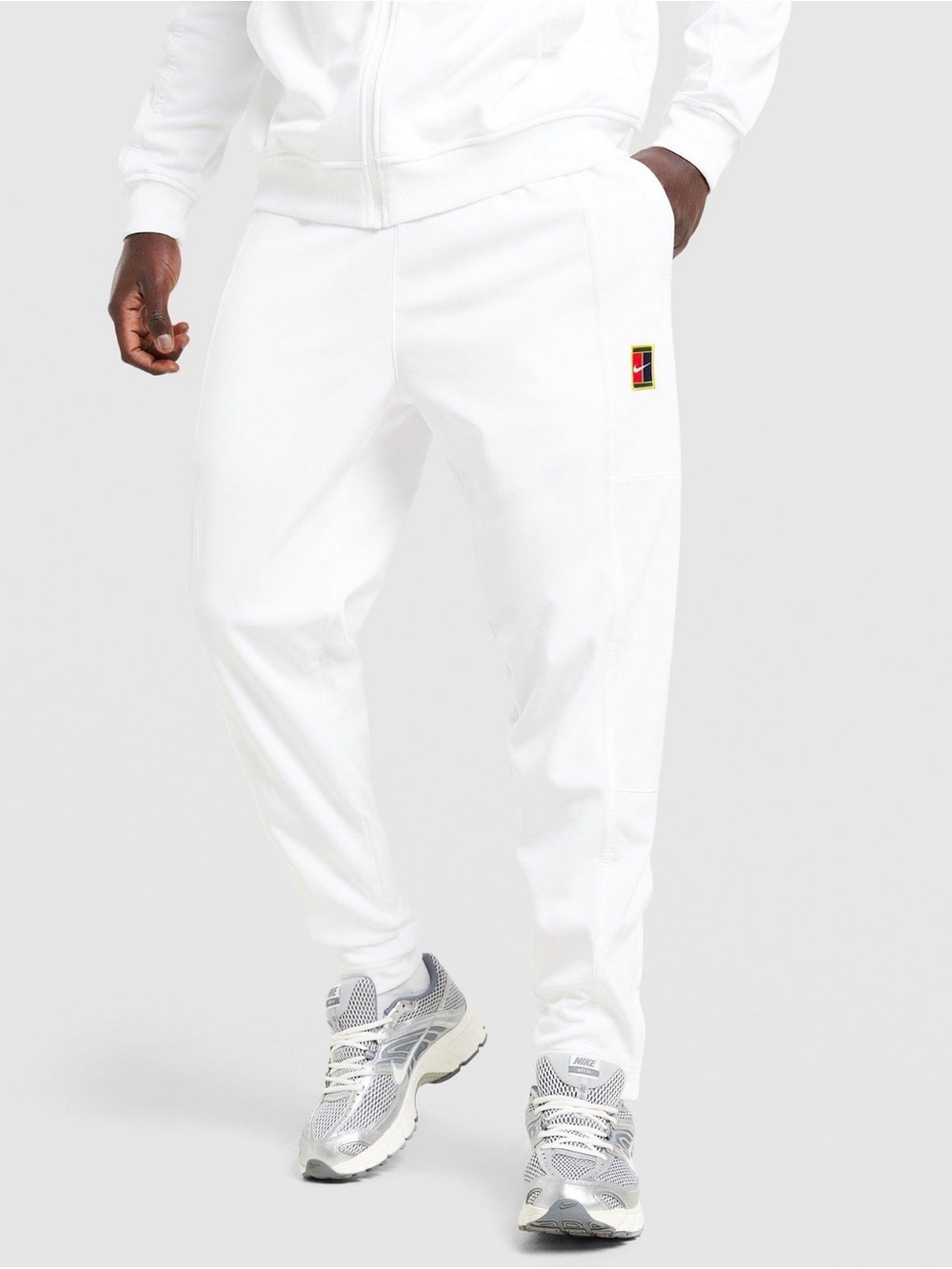 Nike Men's Heritage Pants- White -
